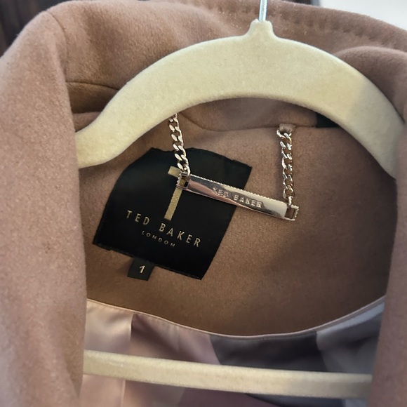 Ted Baker Lorili Blush Wool & Cashmere Wrap Coat - Picture 5 of 6